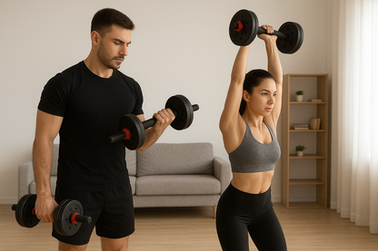 Juego de Pesas Ajustables 3 en 1 de 40kg